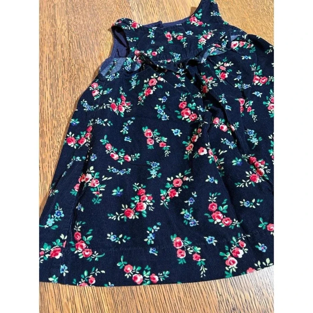 Baby Gap Baby Girls' Floral Corduroy Dress –‎ Size 18–24 Months